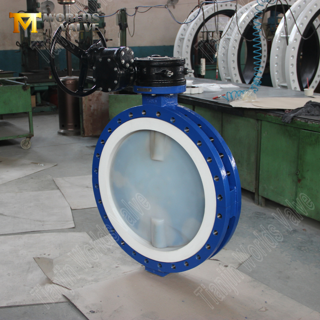 PTFE -säte PFA -belagda skivfjärilventiler | Korrosionsförsvar