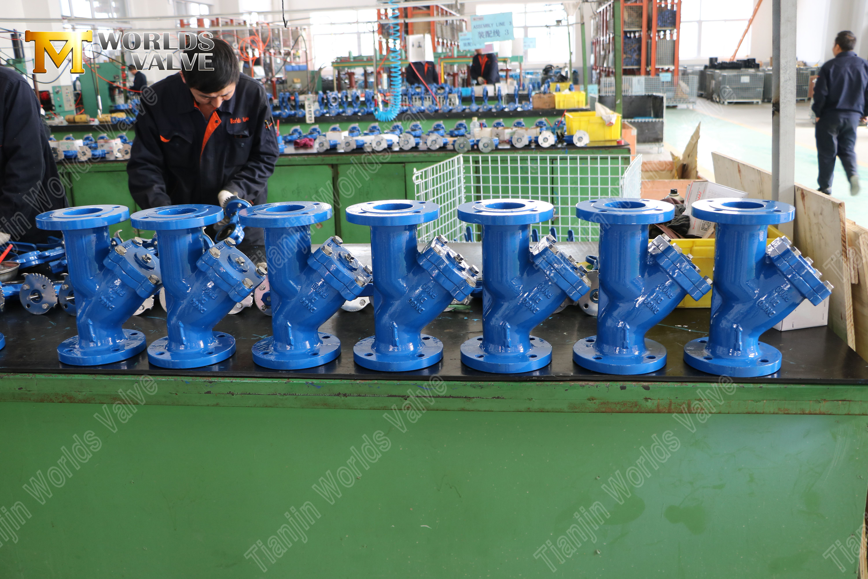 Ductile Iron Y Siler Flanged Tabell E PN16-1