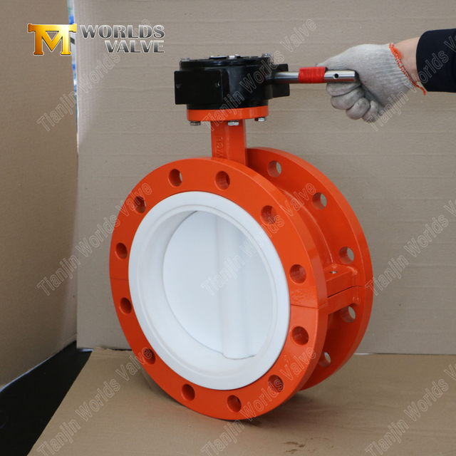 PTFE-fodrade flänsventiler | Överlägsen slitskyddslösning