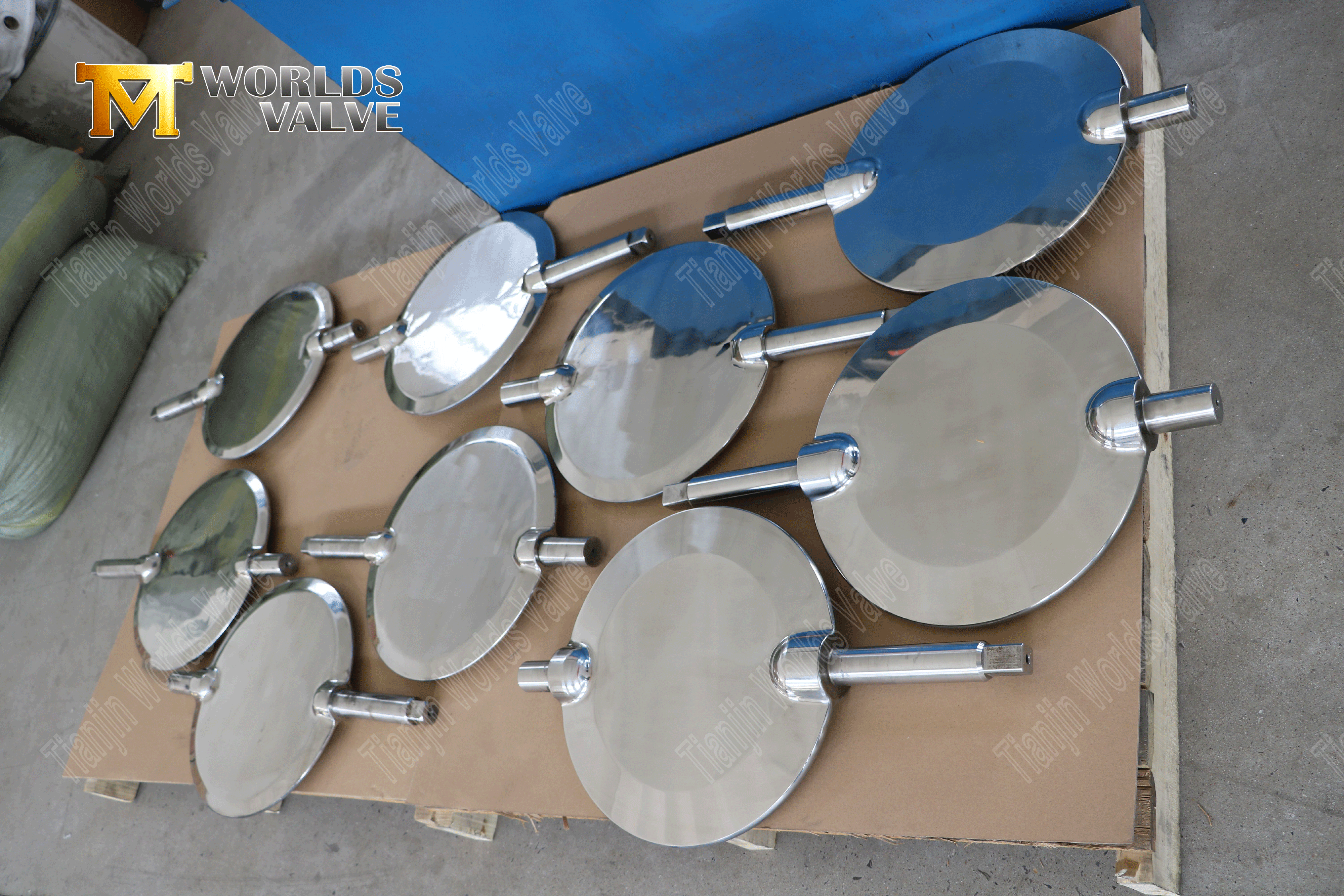 PTFE fodrad vridspj&auml;llsventil med polerad skiva och pneumatiskt st&auml;lldon-1 (10)