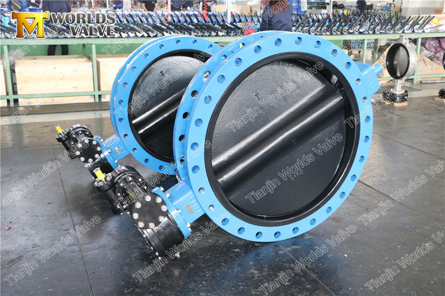 U-sektion vridspjällsventil med HALAR målarskiva