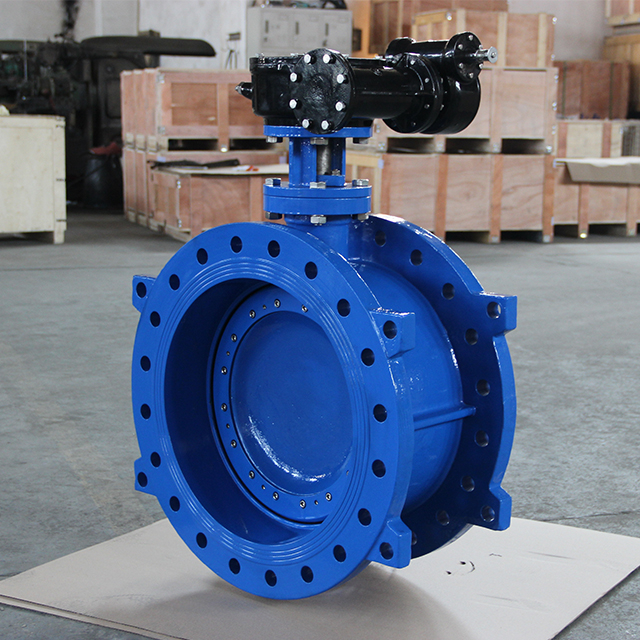 Excentrisk dubbelflänsfjärilventil ansikte-mot-ansikte EN558 Serie 13 EN593 Design