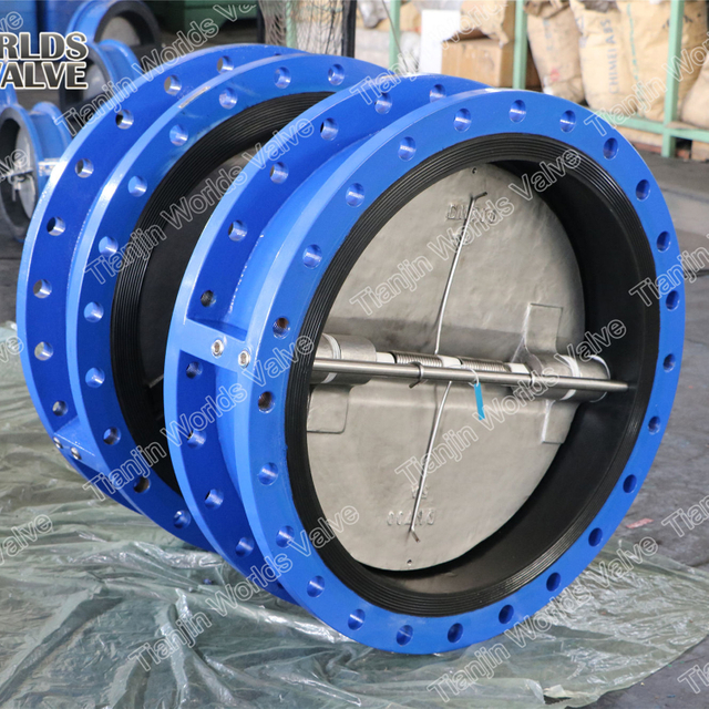 Fullgummilettventil med dubbelflänsanslutning