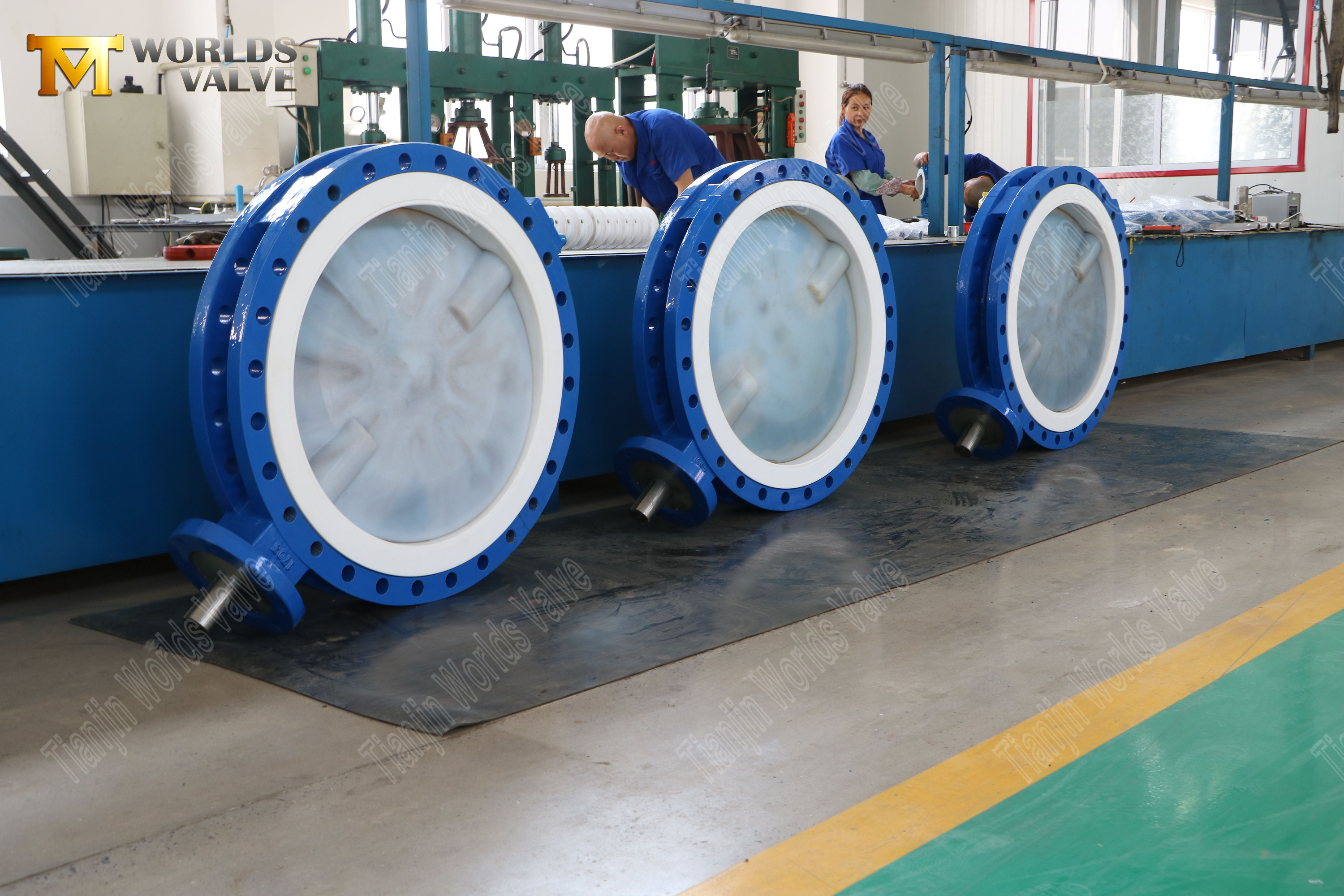 PFA vridspj&auml;llsventil f&ouml;r kemisk service 150LB, PTFE-s&auml;te, v&auml;xelman&ouml;vrerad (7)