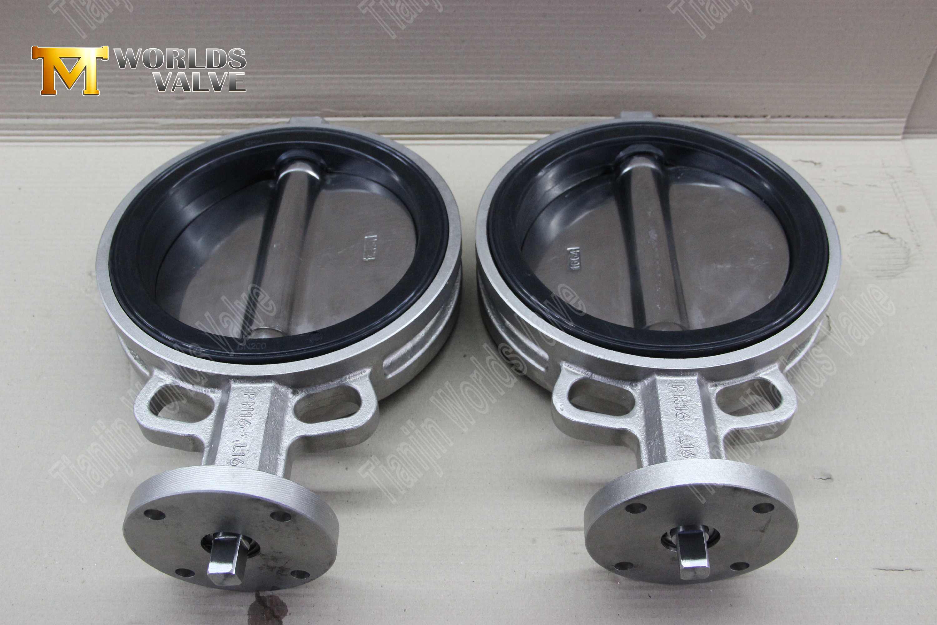 Wafer-typfj&auml;rilventil med rostfritt st&aring;lventilkropp & DISC-2 (3)