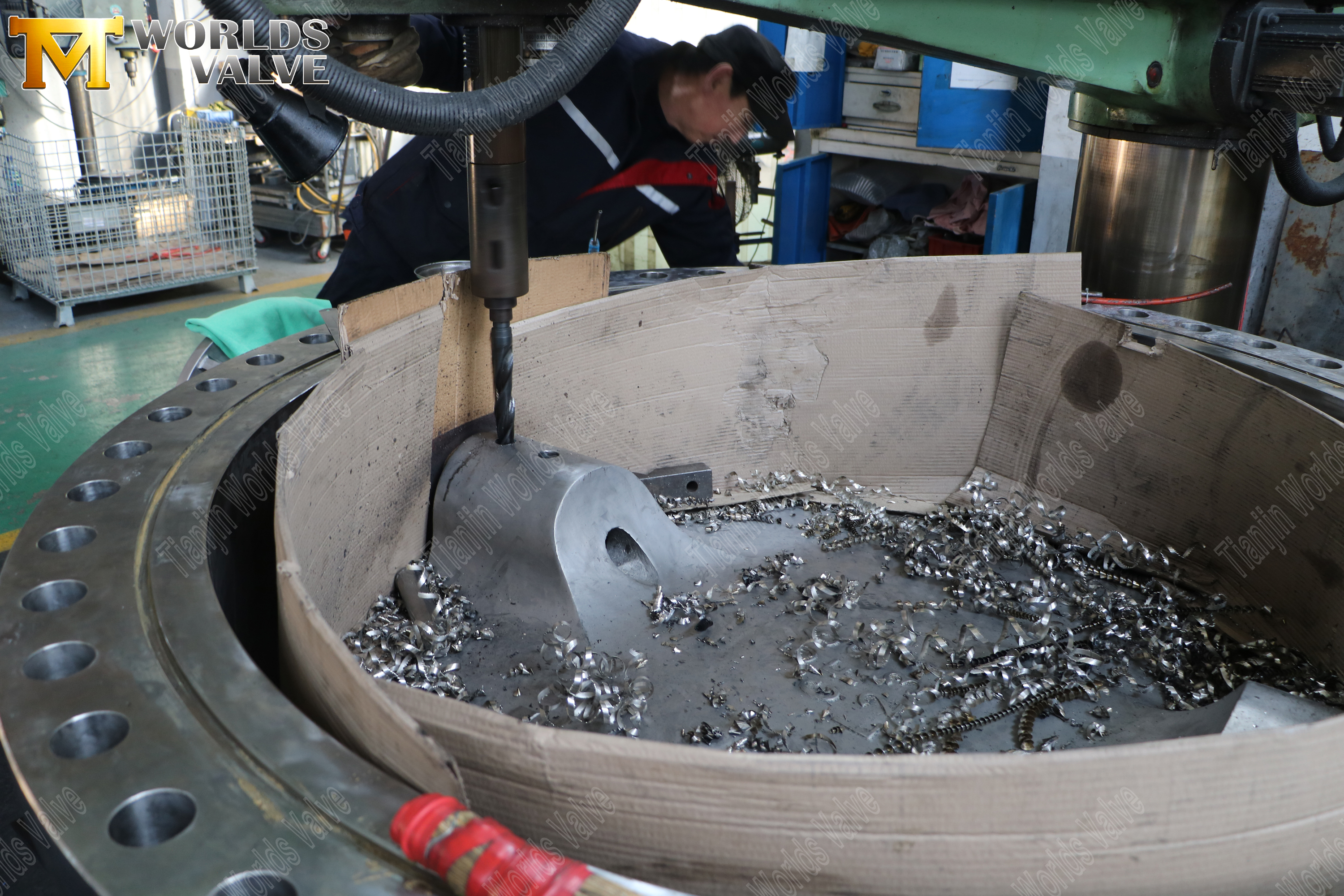 dubbel-excentrisk-slut-ventil med stor storlek