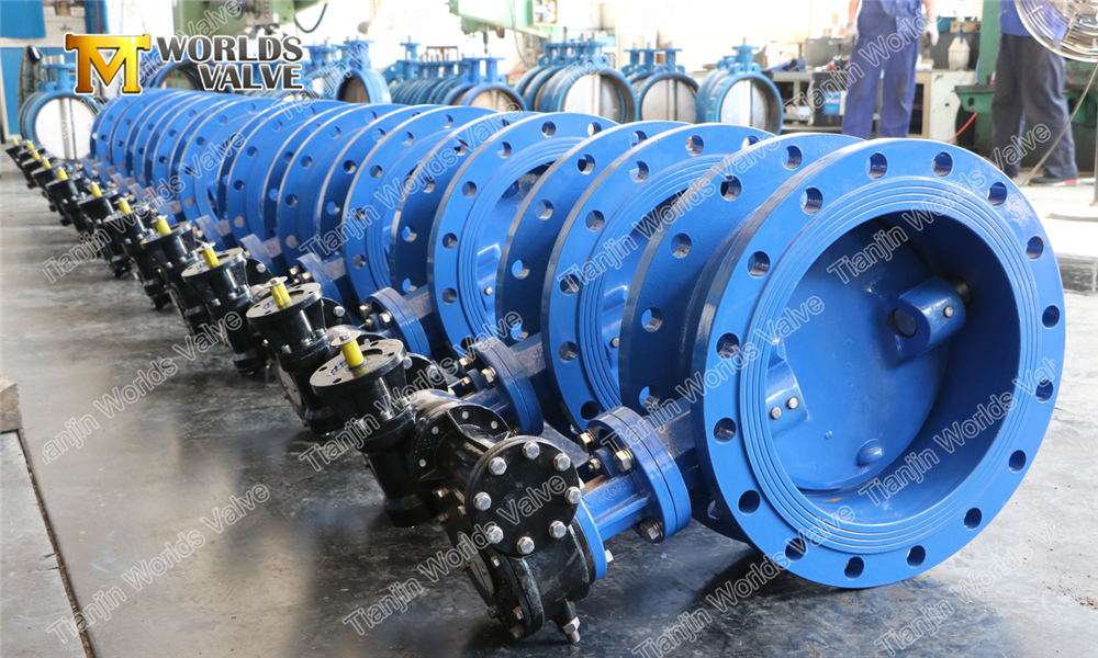 3 A536 A395 GJS400 GJS500 GGG40 GGG50 Ductile Iron Eccentric Butterfly Valve