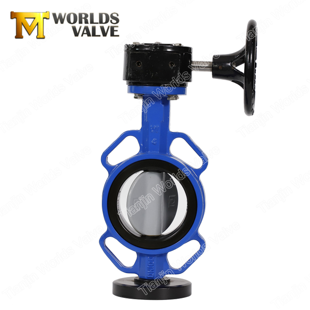 Rilsan nylon 11 belagd skivavlopp gjutjärnsventil