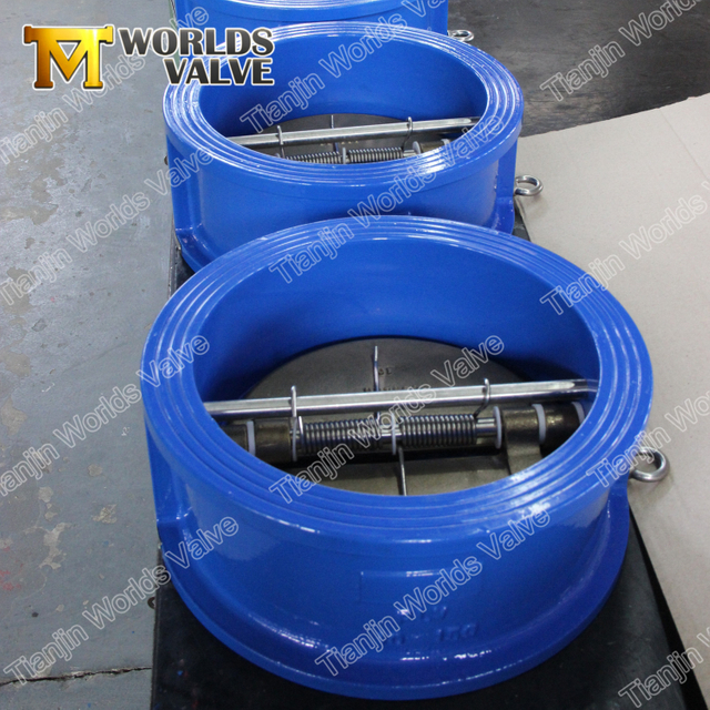 Wafer Dual Plate Resilient sittande backventil