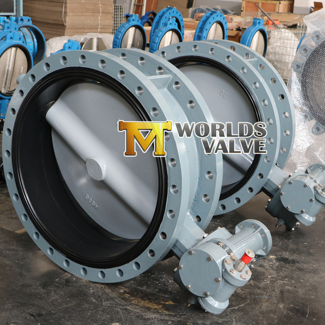 Nylon 11 belagd målarskiva flänsad fjärilsventil