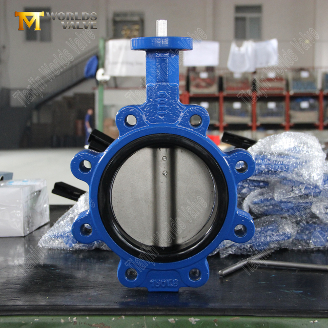 EPDM-säte Högtrycksfjärilsventil med LUG Typ-Butterfly Valve Manufacturer