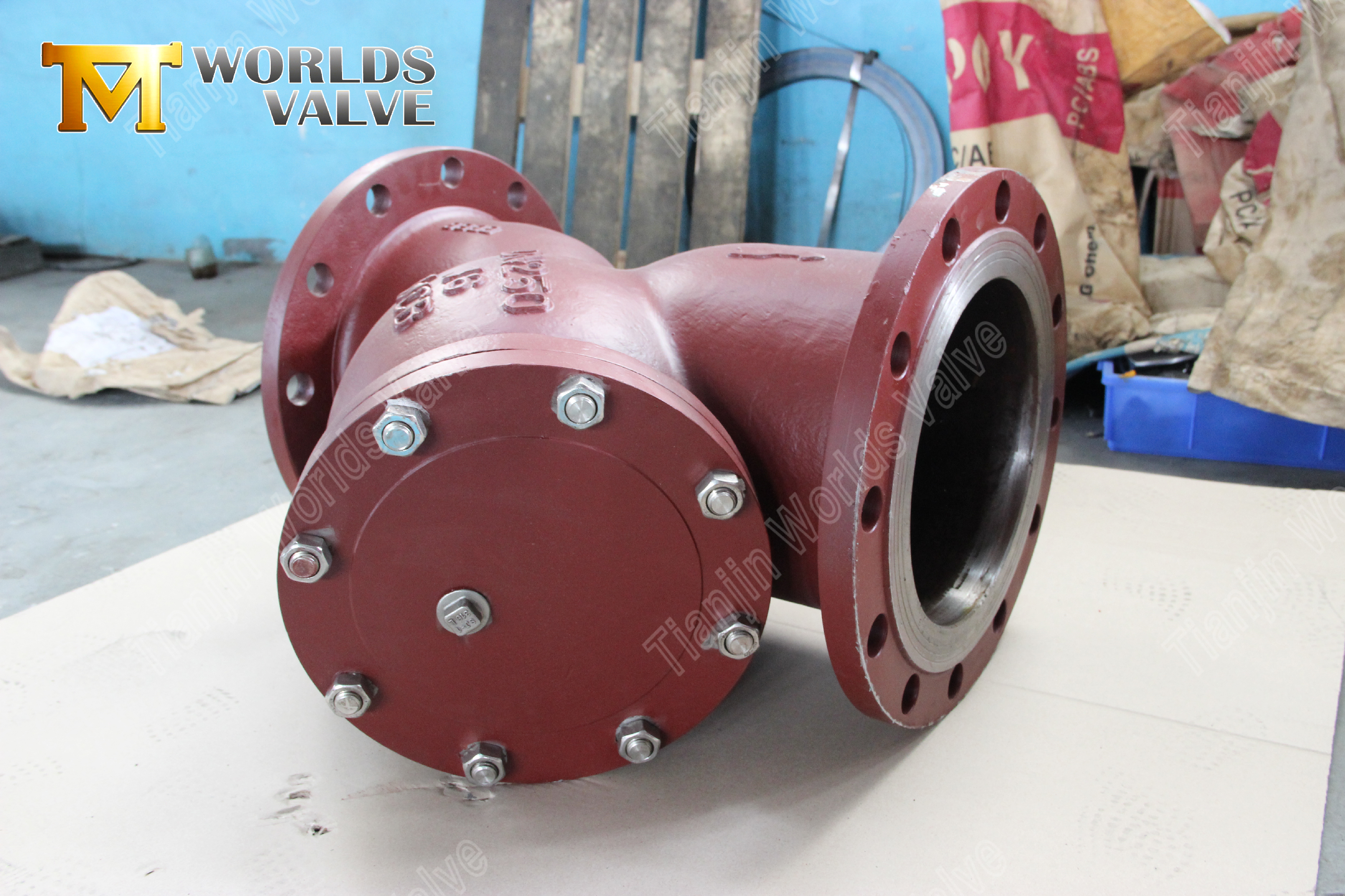 Fl&auml;nsad Y-typ sil WCB Kolst&aring;l Industriell r&ouml;rledningsskydd (8)