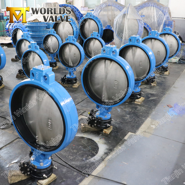 OEM Universalanslutning Standard Wafer Typ vridspjällsventil med Ce ISO Wras Acs