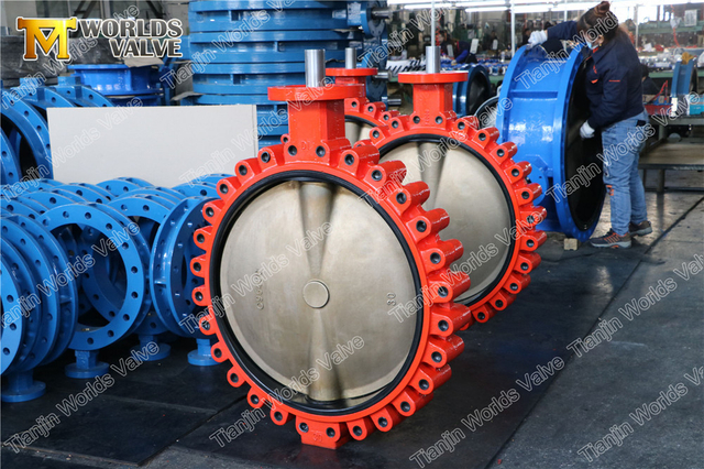 DN750 30 tums spjällventil med aluminium bronsskiva