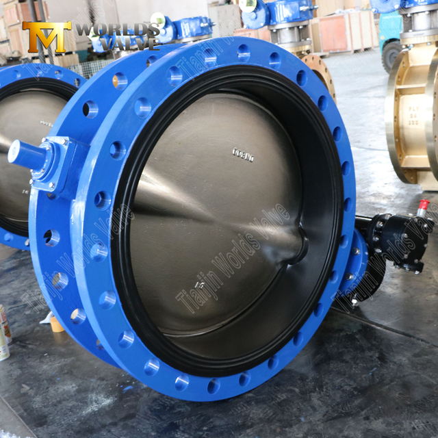 Awwa c504 gummi sittande fjärilsventiler med di skiva