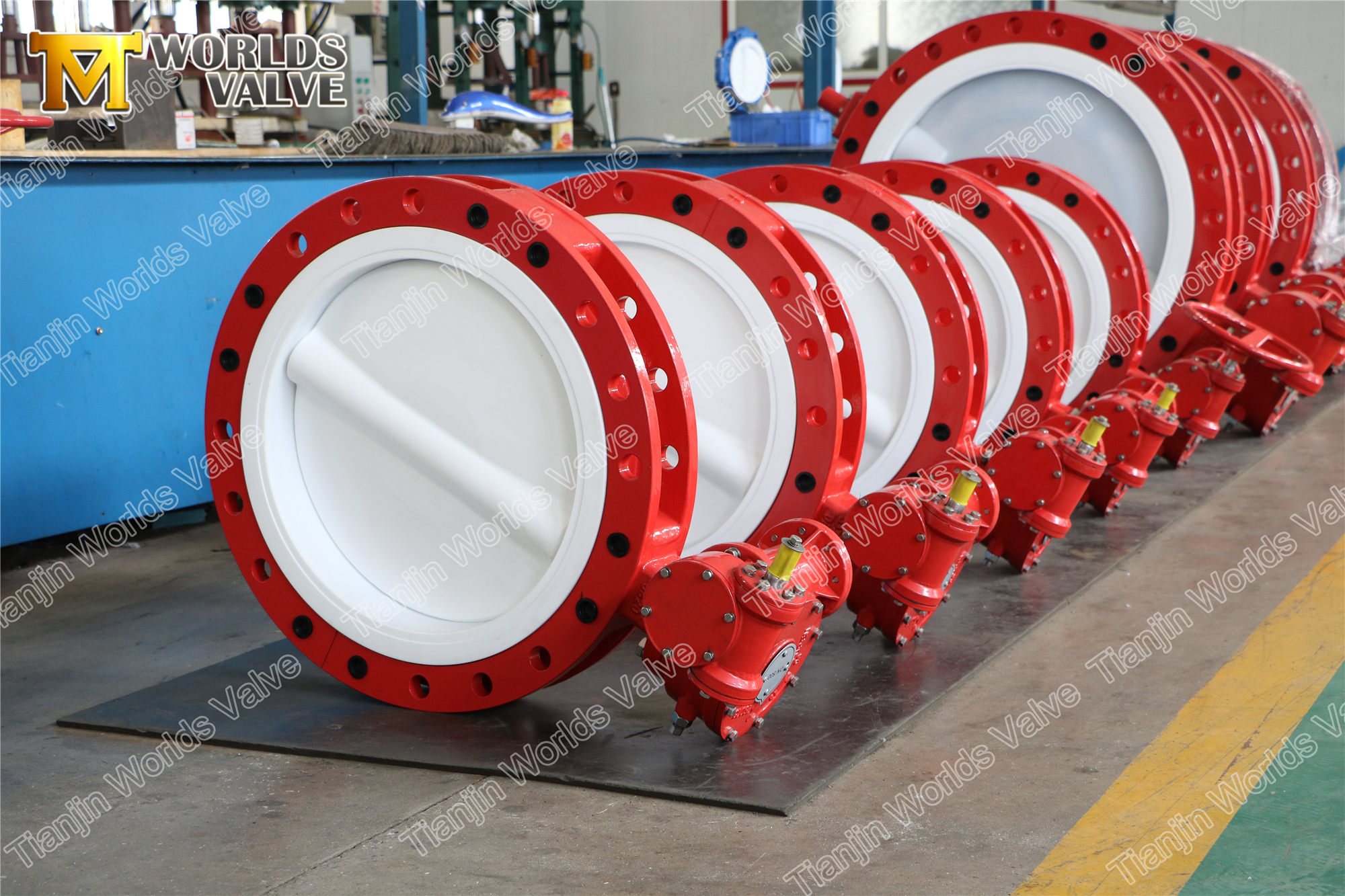 2 FULL PTFE FOLING WAFER TYPE Concentric Butterfly Valve