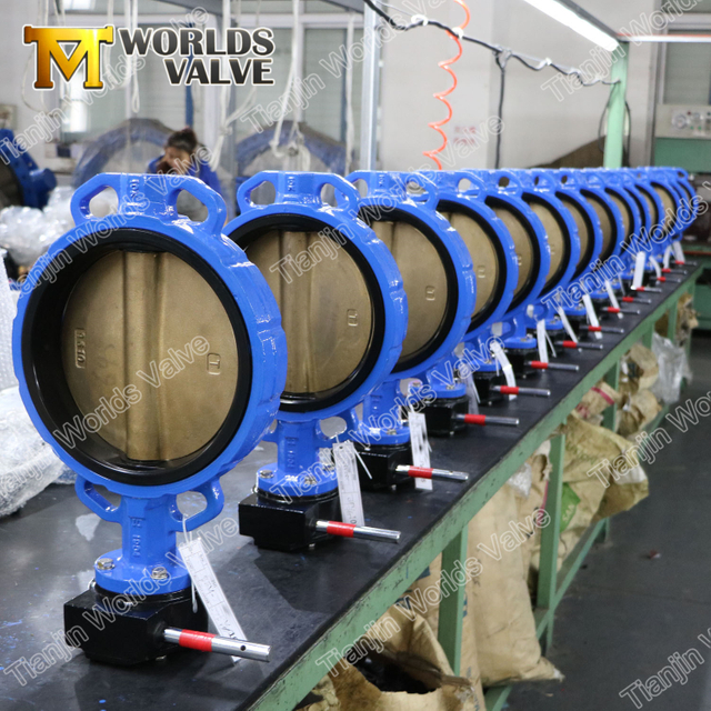 GGG40 / GGG50 A536 A395 Ductile Iron Butterfly Ventiler