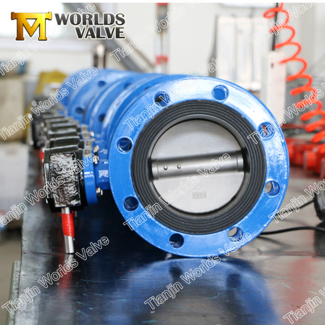 China OEM | ODM Butterfly Valve Manufacturer-Rubber sittande dubbelflänsad fjärilsventil med stiftdesign