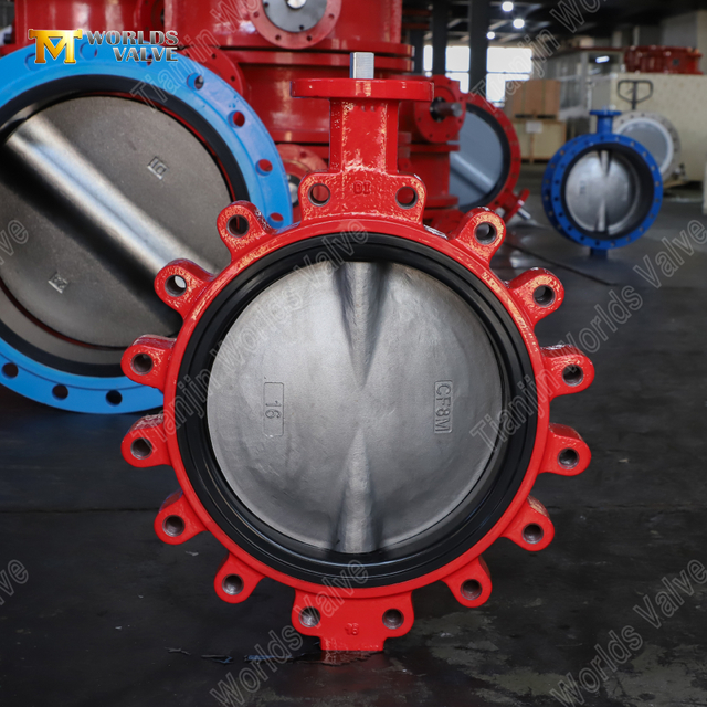 Vridspjällsventil med utbytbart EPDM-säte | DI Body CF8M Disc | OEM leverantör