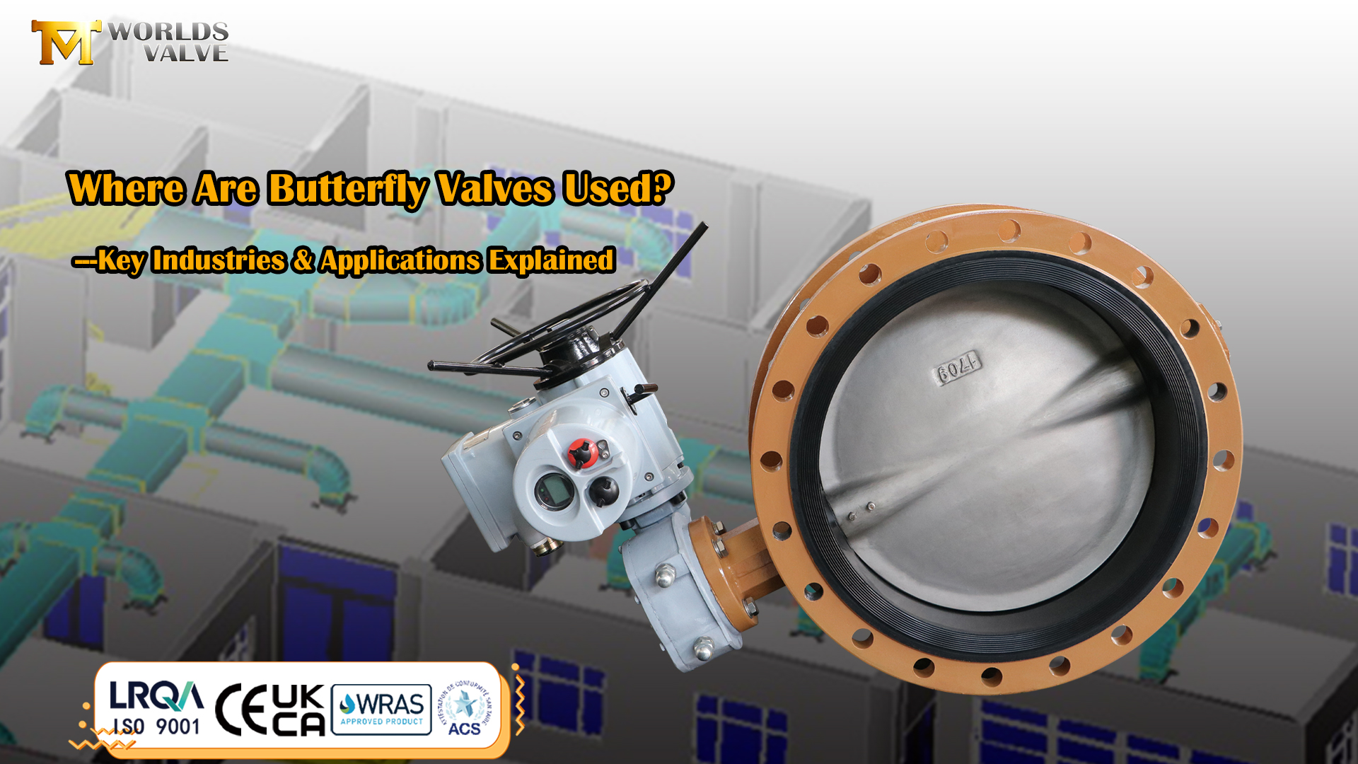 Var används vridspjällsventiler? Viktiga branscher och tillämpningar förklaras