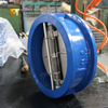 Rostfritt stål Double Disc Wafer Type Non-Return Valve | Nollläckage förebyggande av backflöde