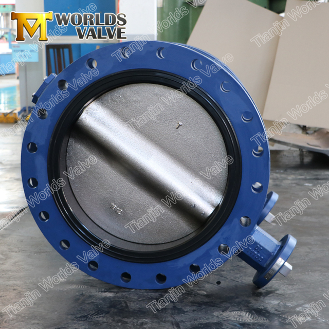 U-mönster med dubbla flänsspjällventiler