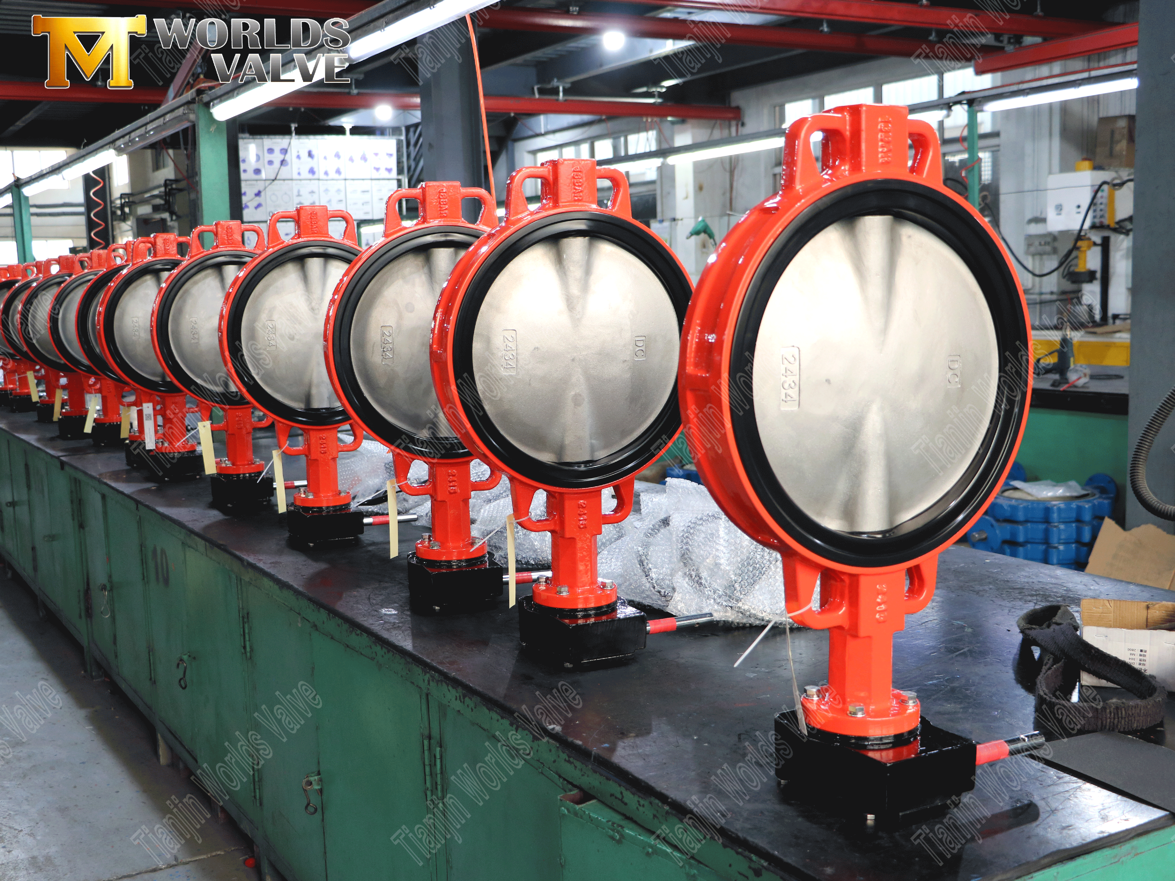 Wafer fj&auml;rilsventil med fj&auml;drande s&auml;te-3