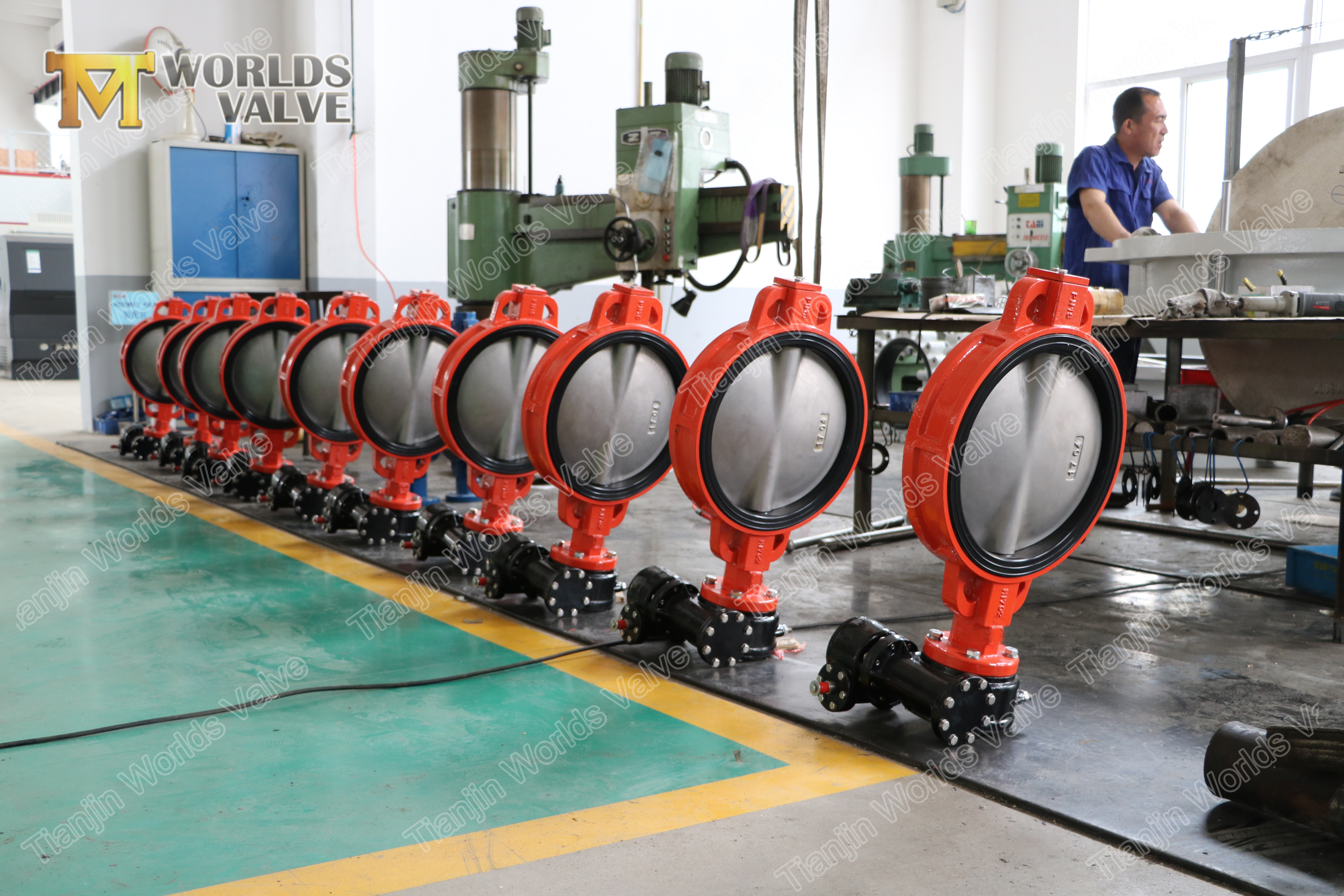 4 Wafer Lug Type Concentric Butterfly Valve utan PIN