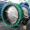 Awwa C504 C207 DN1950 78 '' Ductile Järn Dubbel Fläns Butterfly Valve