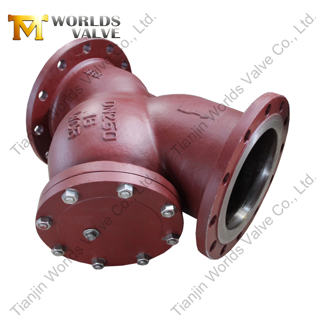 Flänsad Y-typ sil | WCB kolstål | Industriellt rörledningsskydd