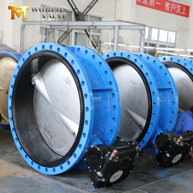 Dubbel flänsad fjärilsventil med full SS -kropp & skiva | Korrosionssäker industriell lösning