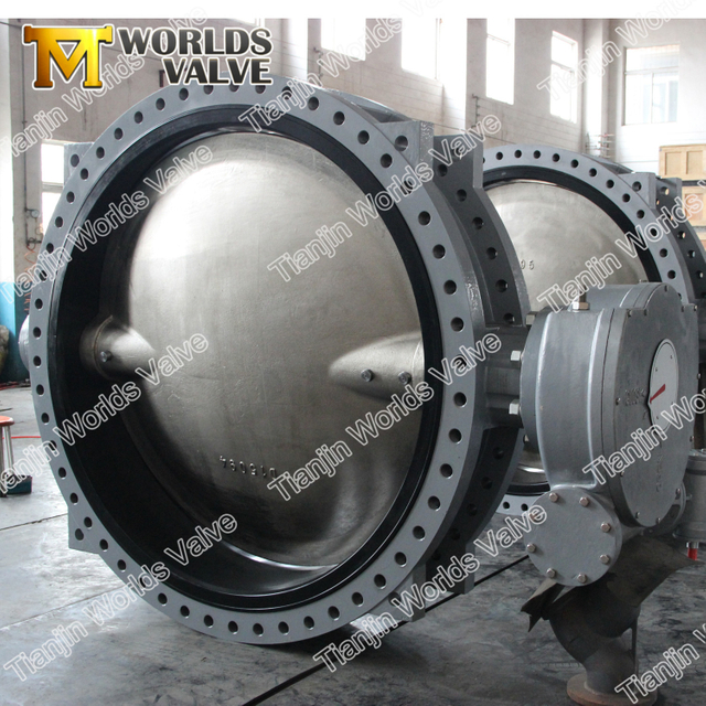 DN1500 60 tum 60" Awwa C504 dubbla flänsventiler