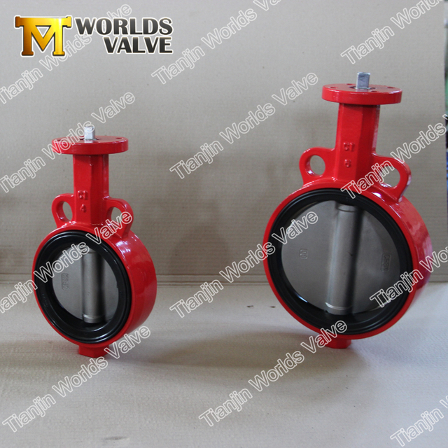 Jis16k jis20k wafer typ fjäril med wras gummitäte