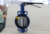 Löst foder Tunge Groove Design Wafer Butterfly Valve Utbytbart säte