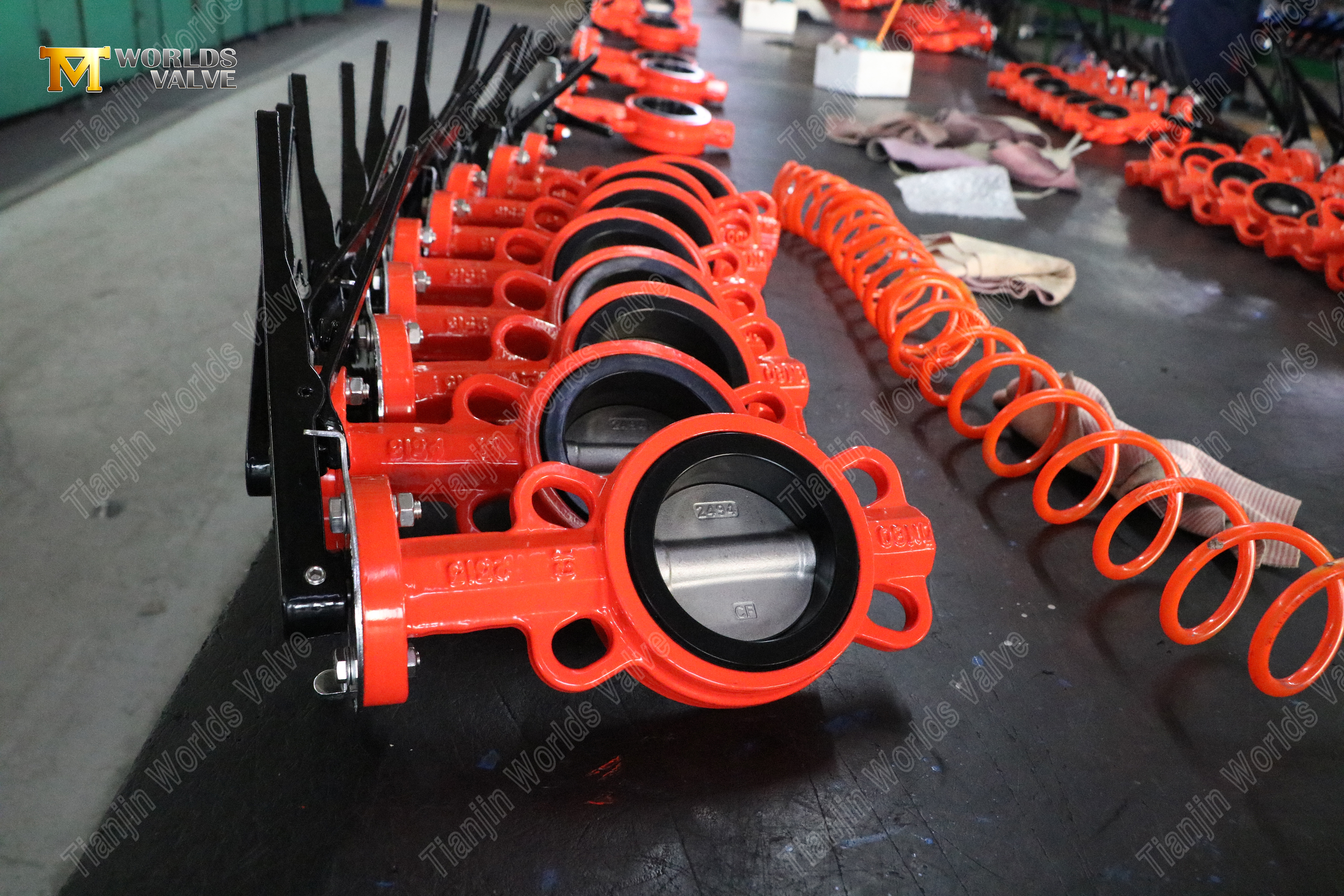 H&aring;rd rygg gummis&auml;te & SS Disc Butterfly Valve-1 (1)