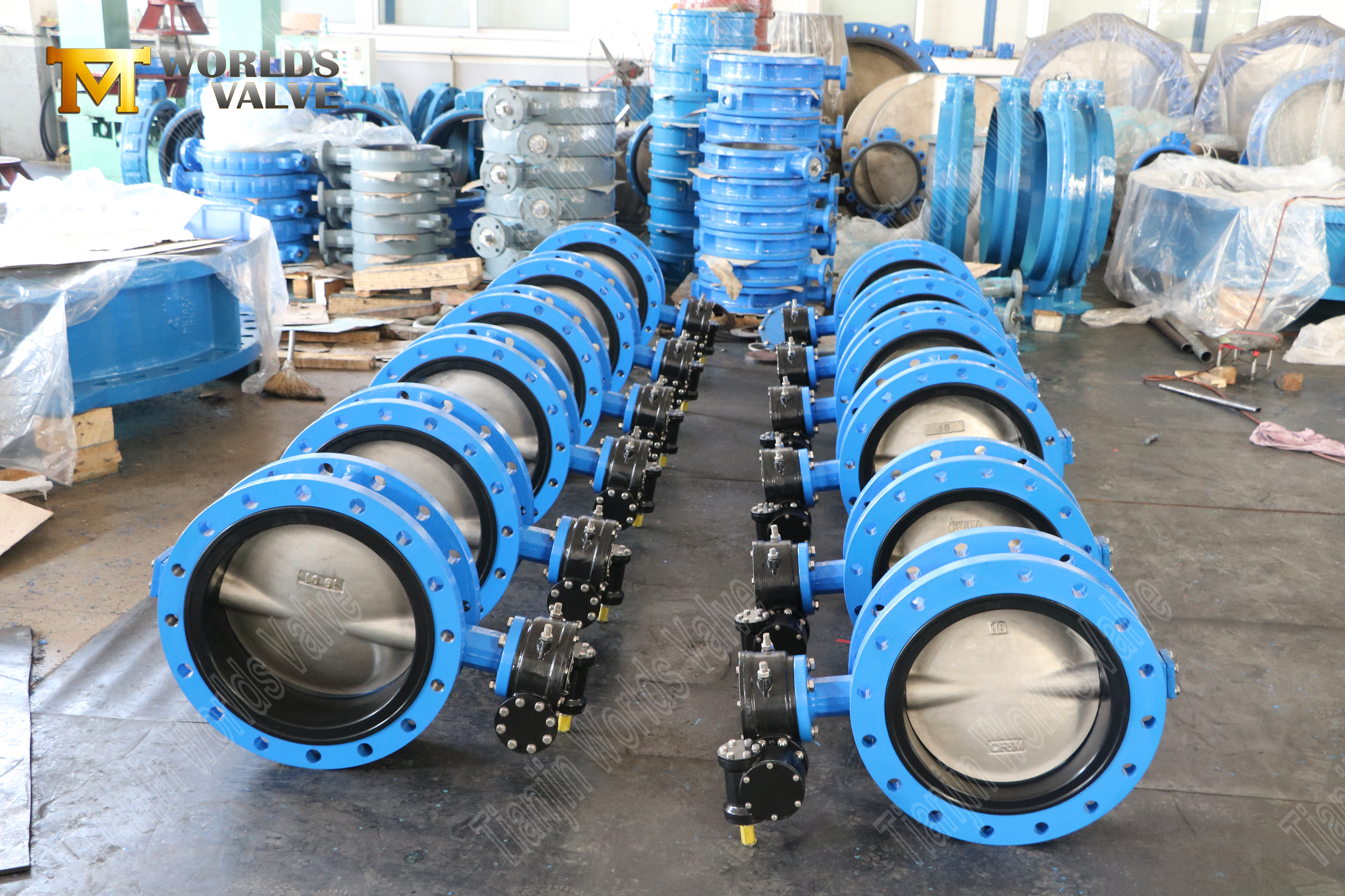 Fj&auml;rilsventil med AWWA C504 Standard - Koncentrisk fj&auml;rilsventilstillverkare -3