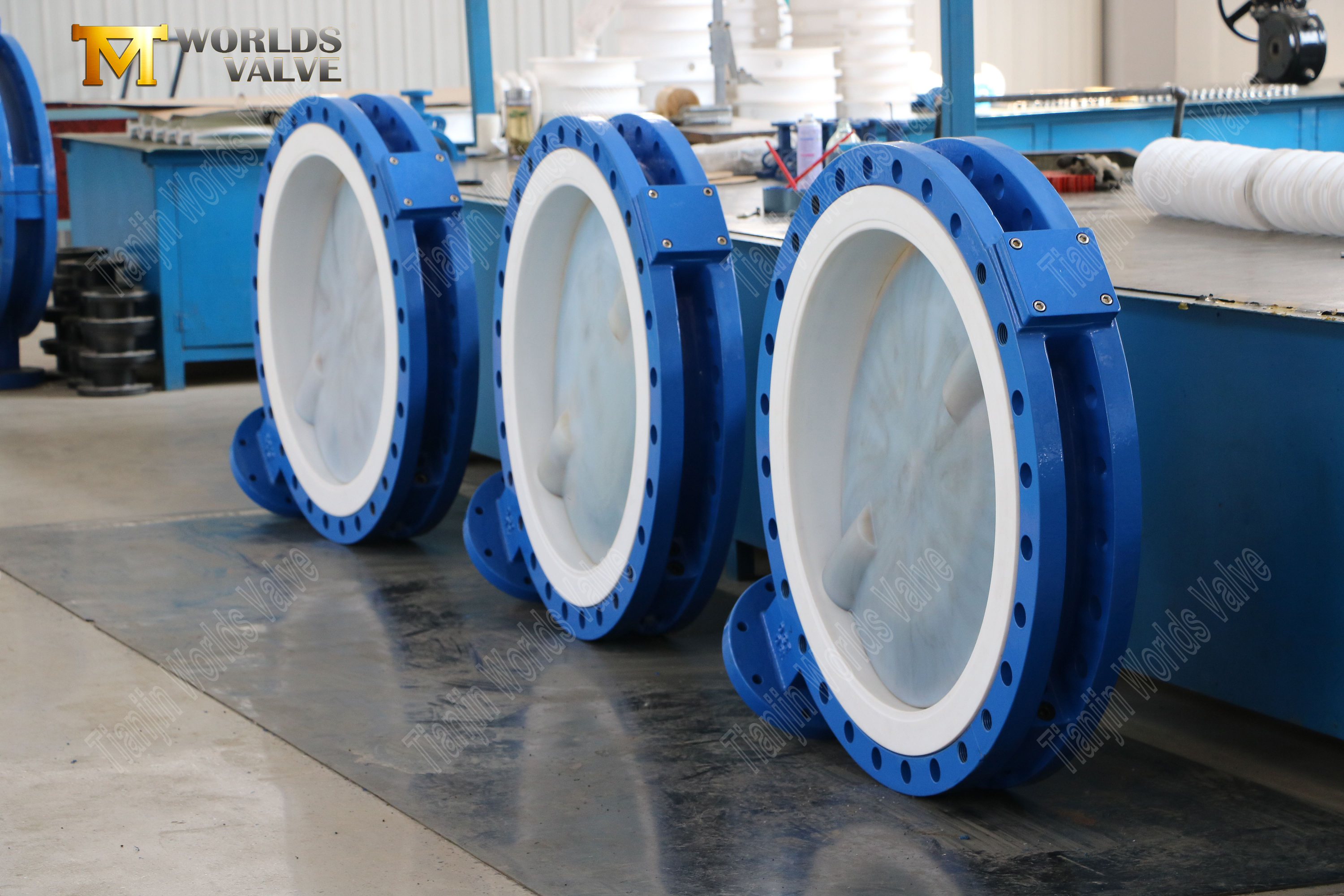 PTFE-s&auml;te PFA-belagd skivfj&auml;rilsventiler Ultra-Pure Corrosion Defense-2 (2)