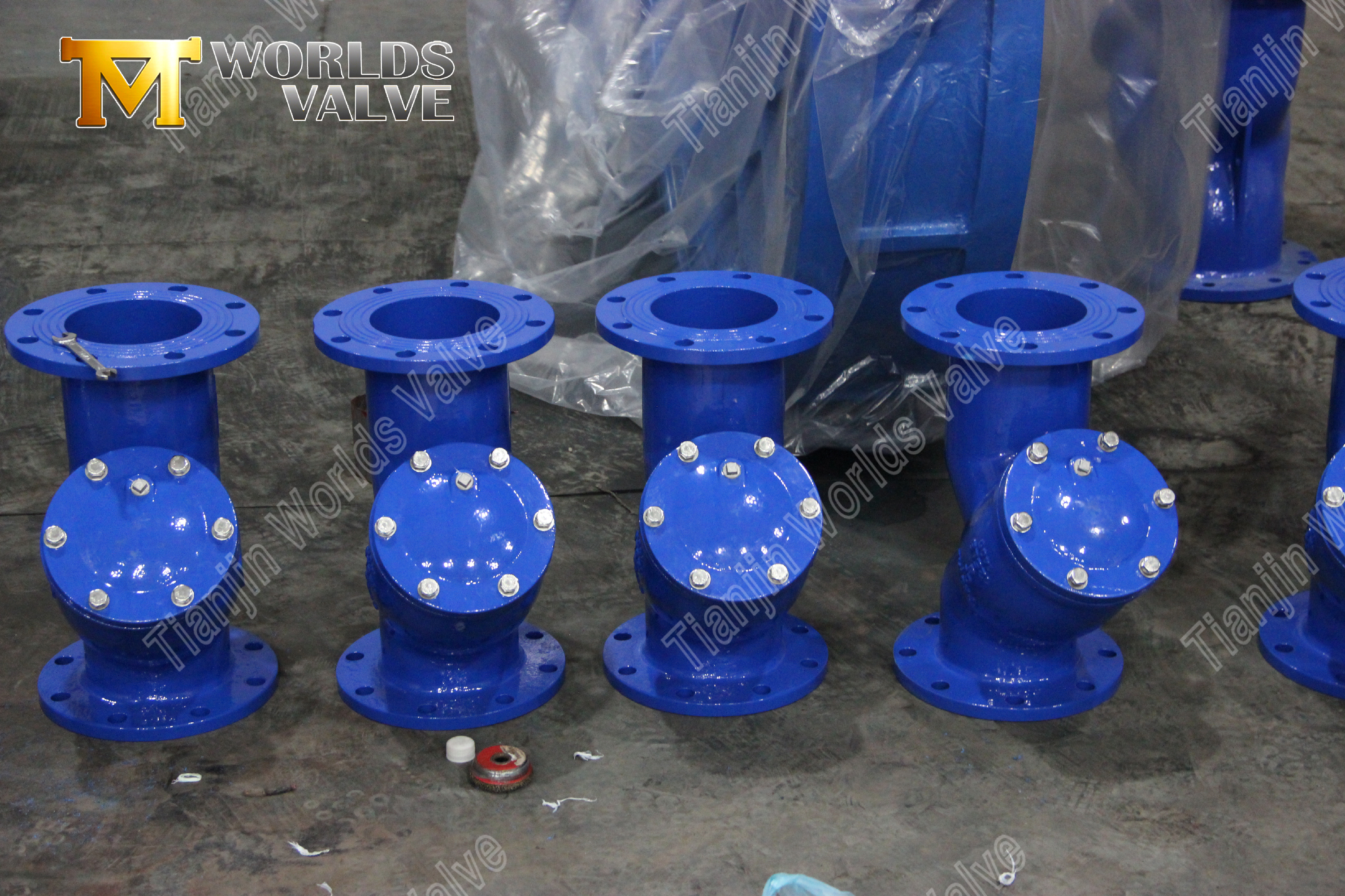 Fl&auml;nsad Y-typ Sil WCB Kolst&aring;l Industriell r&ouml;rledningsskydd (7)