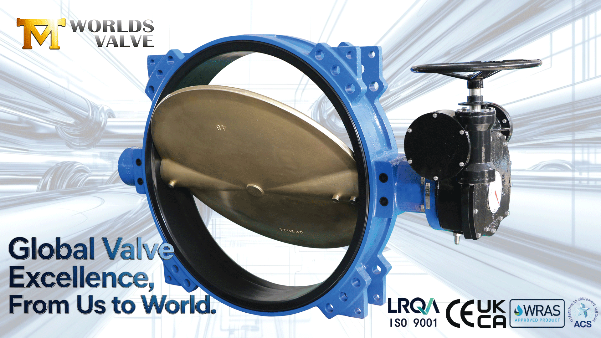 Vad är en Wafer Butterfly Valve och hur fungerar den?