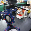Lug Butterfly Valve–PN16, aluminiumhandtag, OEM-tillverkare